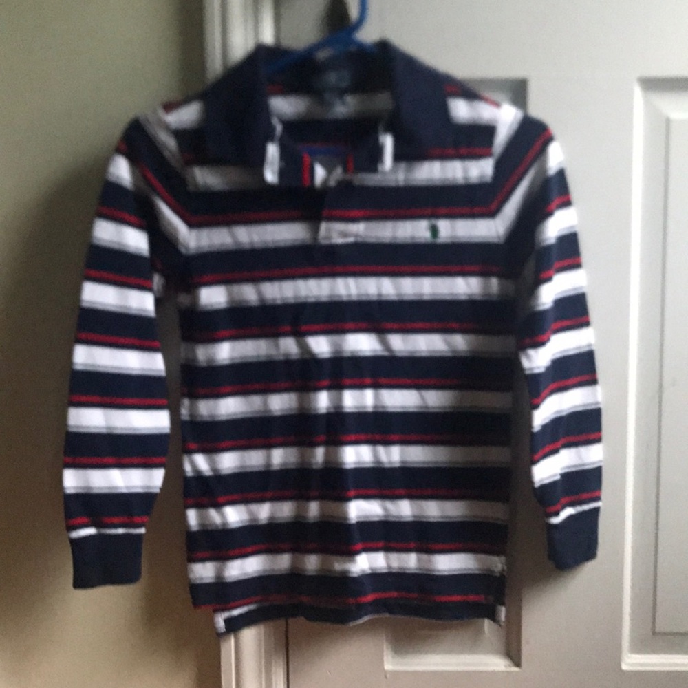 Boys long sleeved polo shirt